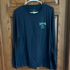 Simply Southern Blue Long Sleeve with Green Design